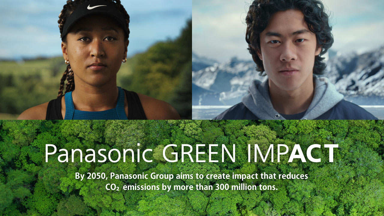 By 2050, Panasonic Group aims to create impact that reduces CO2 emissions by more than 300 million tons.